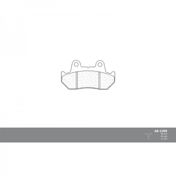 Vordere/Hintere Bremsbeläge für Honda Xelvis 400