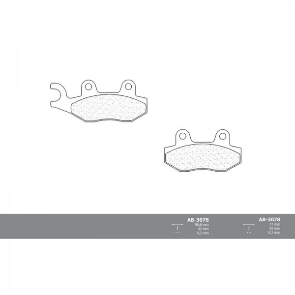 Vordere Bremsbeläge links für Hyosung MS3 125MS32008 -