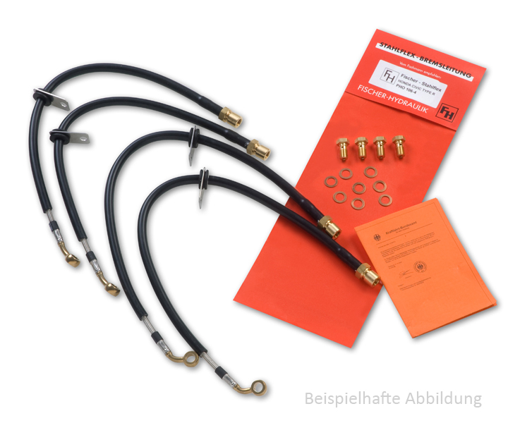 SPIEGLER PKW Stahlflex-Bremsleitung für Audi 1.4 TFSI A1-8X1 Bauja 122 PS
