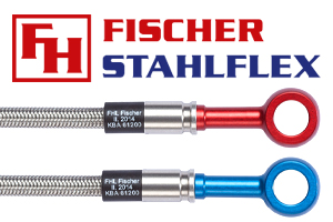Stahlflex Bremsleitungen f/ür Copen 0.7-64 PS Bj.2003- V2A Edelstahl