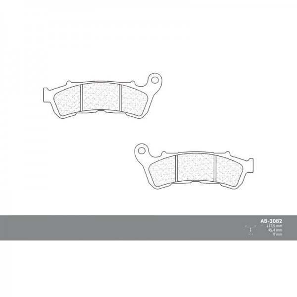 Vordere Bremsbeläge für Honda SW-T600 PF01 2011 -